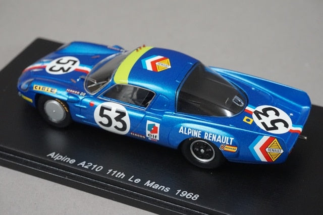 1:43 SPARK S4374 Alpine A210 Le Mans 11th 1968 #53 model car