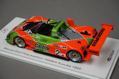 1:43 SPARK SJ065 Mazda DG3 Pole Position 1000km Suzuka 1995 #2 model car
