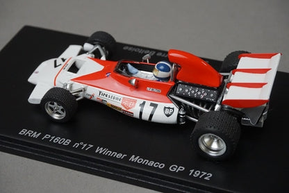 1:43 SPARK S1740 BRM P160B Monaco GP 1972 #17 model car