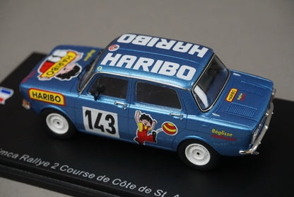 1:43 SPARK SF204 Simca Rally II Hill Climb San Antonino 1975 #143 model car