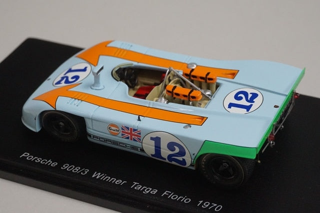 1:43 Spark 43TF70 Porsche 908/3 Targa Florio Winner 1970 #12 model car