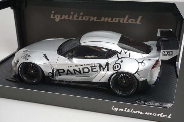 1:18 ignition model IG2038 Toyota Pandem Supra (A90) Silver model car