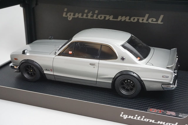 1:18 ignition model IG3613 Nissan Skyline 2000 GT-R (KPGC10) Silver model car