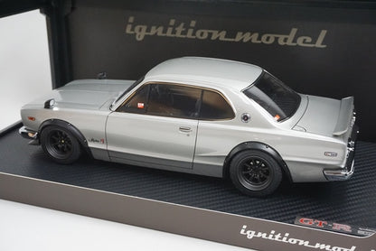 1:18 ignition model IG3613 Nissan Skyline 2000 GT-R (KPGC10) Silver model car