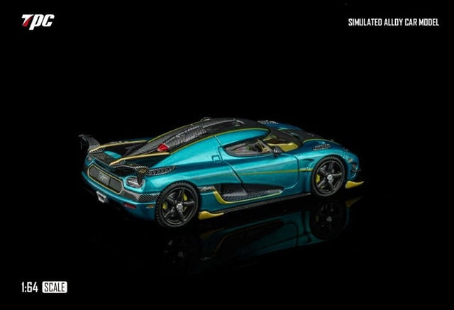 [ Pre-order ] TPC 1:64 Koenigsegg Agera RS Peacock Blue