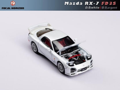 [ Pre-order ] Focal Horizon FH 1:64 Mazda RX-7 FD3S A Spec White