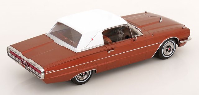 [ Pre-order ] KKDC181384 KK scale 1:18 Ford Thunderbird Landau Coupe 1966 Copper Metallic/White