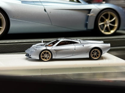 [ Pre-order ] PANTHEOM MODEL 1:64 Pagani Huayra Codalunga Long Tail Version Azzurro Sardegna Matt