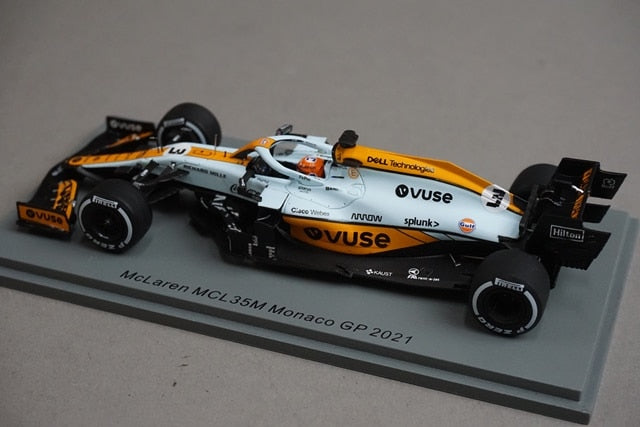 1:43 Spark S7678 McLaren MCL35M Monaco GP 2021 #3 D. Ricciardo VUSE Spec model car