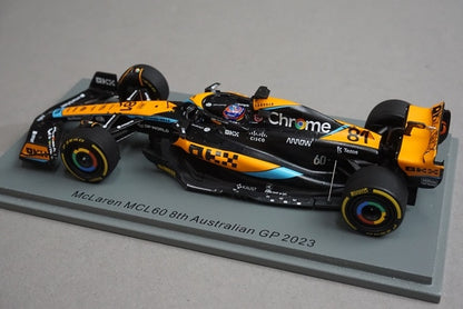 1:43 Spark S8574 McLaren MCL60 Australian GP 8th 2023 #81 model car