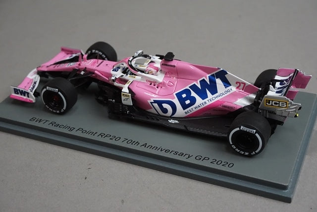 1:43 Spark S6478 BWT Racing Point RP20 70th Anniversary GP 2020 #27 N. Hulkenberg model car