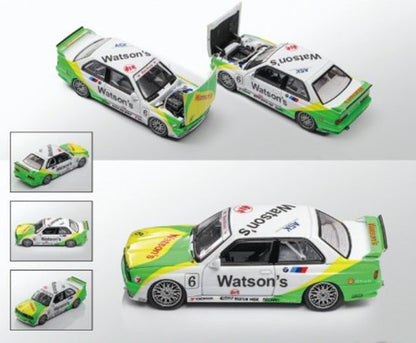 [ Pre-order ] MOKE 1:64 BMW E30 M3 DTM PLATZ MACAU 1991 "WATSON S" PIRRO #6