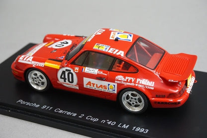 1:43 SPARK S2070 Porsche 911 Carrera 2 Cup Le Mans 1993 #40 model car
