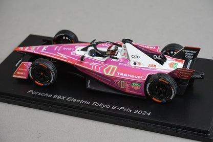 1:43 SPARK S6548 Porsche 99X Electric Tokyo E-Prix 2024 #94 P. Wehrlein model car
