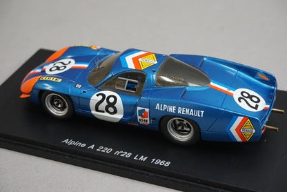 1:43 SPARK S1542 Alpine A220 Le Mans 1968 #28 model car