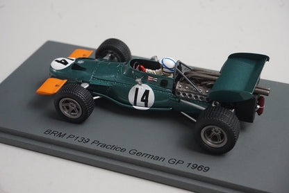 1:43 Spark S2344 BRM P139 German GP Practice 1969 #14 J. Sirtis model car