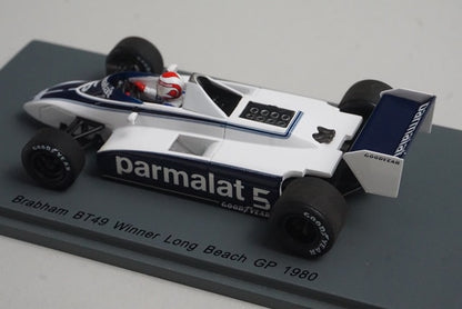 1:43 Spark S4790 Brabham BT49 Winner Long Beach GP 1980 #5 N. Piquet model car
