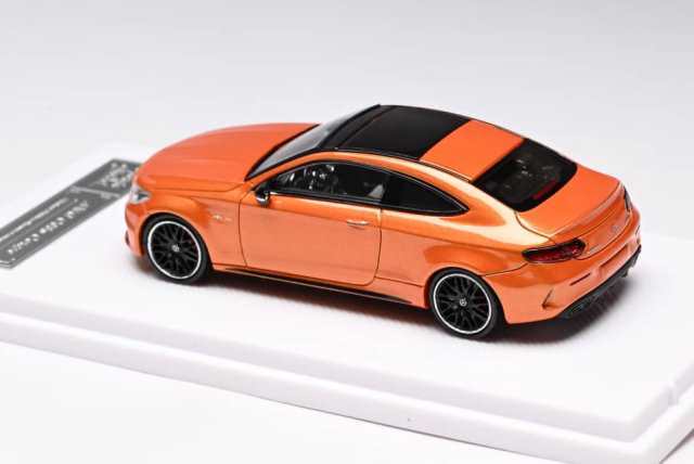 Howie Model HM 1:64 Mercedes-AMG C63 S AMG Coupe W205 Sunset Orange model car