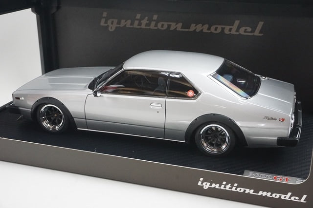 1:18 ignition model IG3465 Nissan Skyline 2000 GT-ES (C210) Silver
