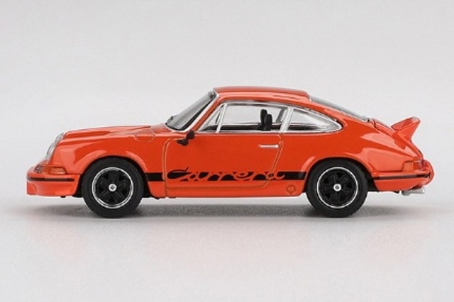 [ Pre-order ] MGT01142-L TSM MINI-GT 1:64 Porsche 911 Carrera RS 2.7 Tangerine/Black Livery (Left-hand drive)