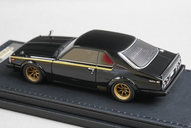 1:43 ignition model IG0122 Nissan Skyline 2000 Turbo GT-ES C211 Black model car