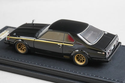 1:43 ignition model IG0122 Nissan Skyline 2000 Turbo GT-ES C211 Black model car