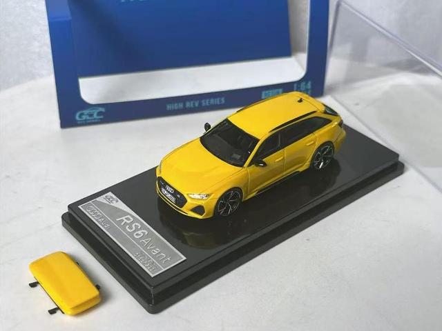 GCC 1:64 Audi RS6 Luggage Version Racing Yellow model car