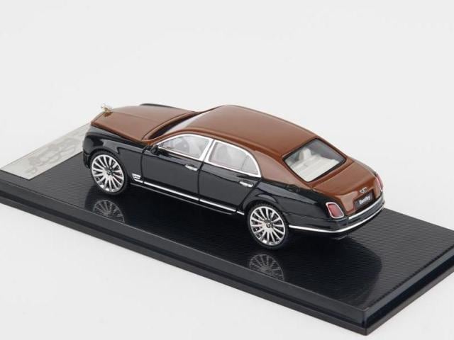 [ Pre-order ] SC Models 1:64 Bentley Mulsanne Sport Black Coffee Top