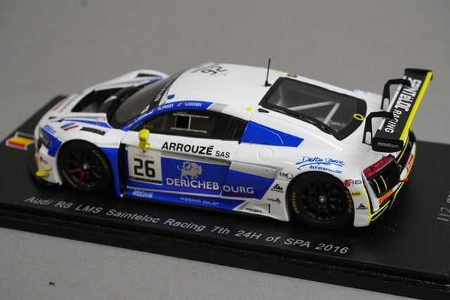 1:43 SPARK SB127 Audi R8 LMS Sainteloc Racing SPA 24H 7th 2016 #26 model car