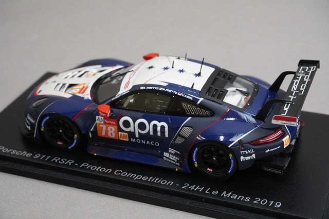 1:43 SPARK S7944 Porsche 911 RSR Proton Competition Le Mans 24H 2019 #78 model car