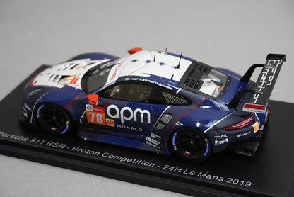 1:43 SPARK S7944 Porsche 911 RSR Proton Competition Le Mans 24H 2019 #78 model car