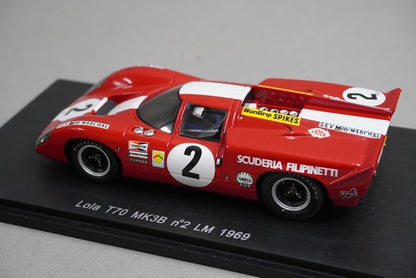 1:43 SPARK S1434 Lola T70 MK3B Le Mans 1969 #2 model car
