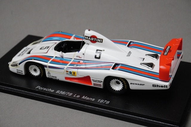 1:43 SPARK S4432 Porsche 936:78 Le Mans 1978 #5 Martini model car