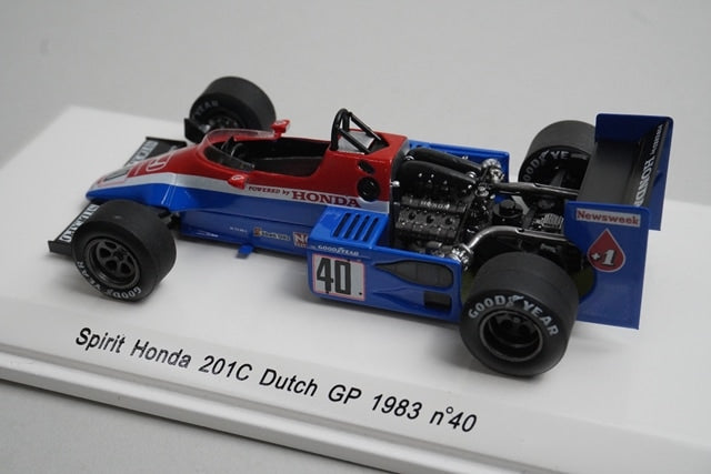 1:43 Rave R70253 Spirit Honda 201C Dutch GP 1983 #40 S. Johansson model car