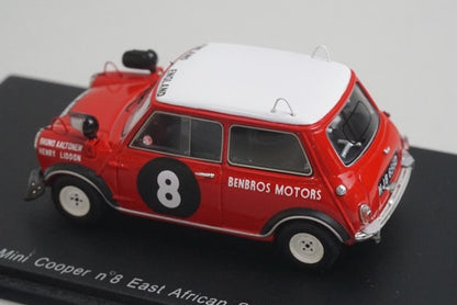 1:43 Spark S2660 Mini Cooper East African Safari 1967 #8 model car