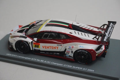 1:43 Spark 43SGT2024C3 VENTENY Lamborghini GT3 JLOC Champion GT300 Super GT 2024 #88 model car