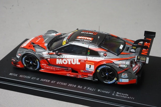 1:43 EBBRO 45397 Nissan Motul Autech GT-R Super GT500 Fuji Rd.2 Winner 2016 #1 Tsugio Matsuda / R. Quintarelli
