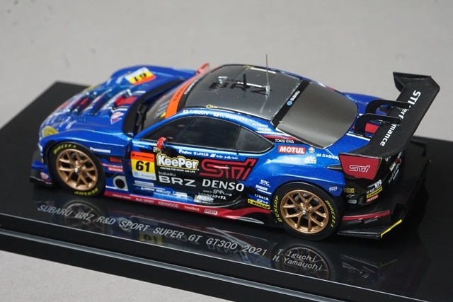 1:43 EBBRO 45803 Subaru BRZ R&D Sports Super GT300 2021 #61 Takuto Iguchi / Hideki Yamauchi