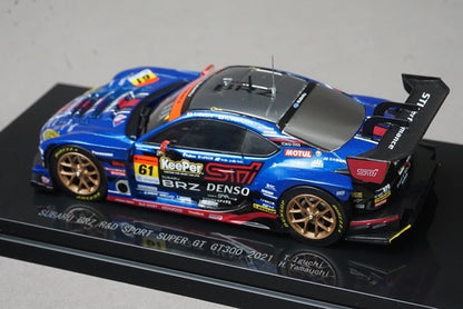 1:43 EBBRO 45803 Subaru BRZ R&D Sports Super GT300 2021 #61 Takuto Iguchi / Hideki Yamauchi