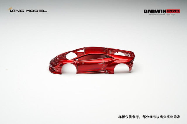 [ Pre-order ] KING MODEL 1:64 DarwinPRO Huracan B/Transparent Red