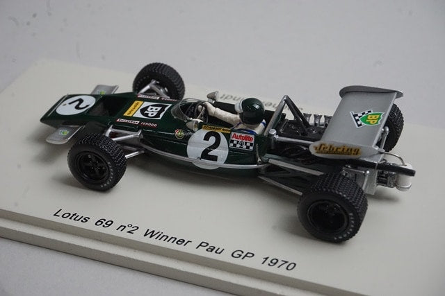 1:43 SPARK S2145 Lotus 69 Pau GP Winner 1970 #2 J. Rindt model car