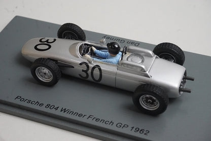 1:43 SPARK S7515 Porsche 804 French GP Winner 1962 #30 D. Gurney model car