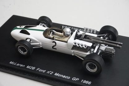 1:43 SPARK S3093 McLaren M2B Ford Monaco GP 1966 #2 B. McLaren model car