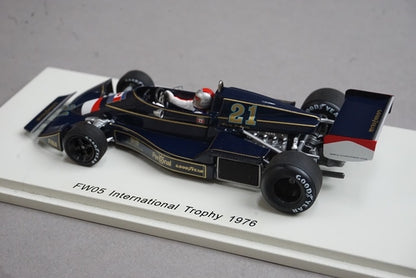 1:43 SPARK S4044 FW05 International Trophy 1973 #21 M. Andretti model car