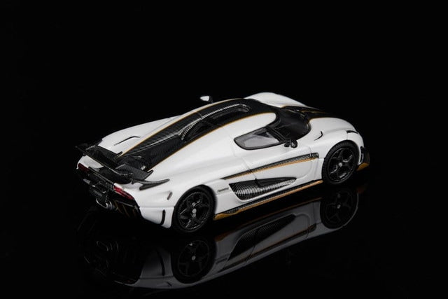 [ Pre-order ] SC art 1:64 Koenigsegg Regera Carbon Fiber Pearl White