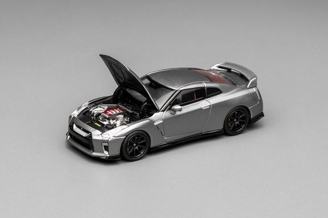[ Pre-order ] M63515 MOTORHELIX 1:64 Nissan GT-R(R35) Track Edition Engineered by NISMO 2020 Dark Metal Gray
