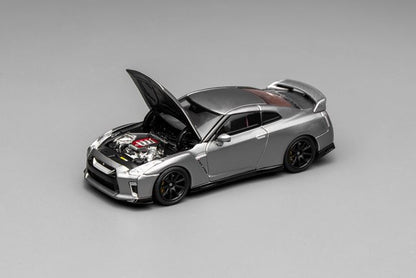[ Pre-order ] M63515 MOTORHELIX 1:64 Nissan GT-R(R35) Track Edition Engineered by NISMO 2020 Dark Metal Gray