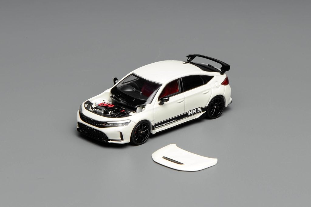 [ Pre-order ] M65319 Motor Helix 1/64 Honda Civic Type R (FL5) HKS Livery Championship WhiteM65319 Motor Helix 1:64 Honda Civic Type R (FL5) HKS Livery Championship White