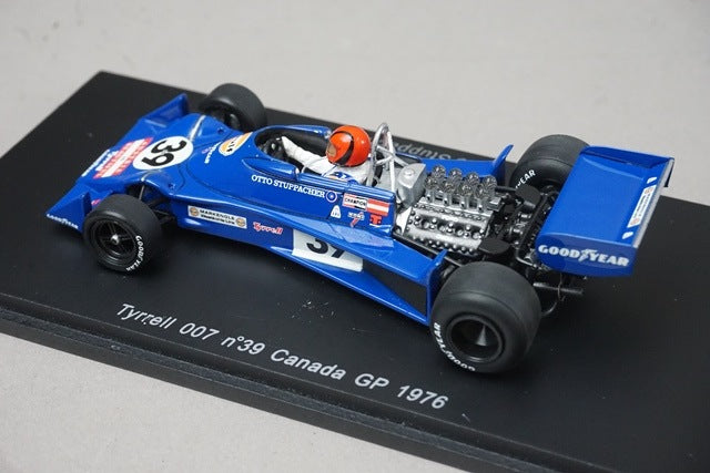 1:43 Spark S1649 Tyrrell 007 Canadian GP 1976 #39 O. Stubbach