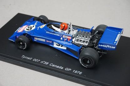 1:43 Spark S1649 Tyrrell 007 Canadian GP 1976 #39 O. Stubbach
